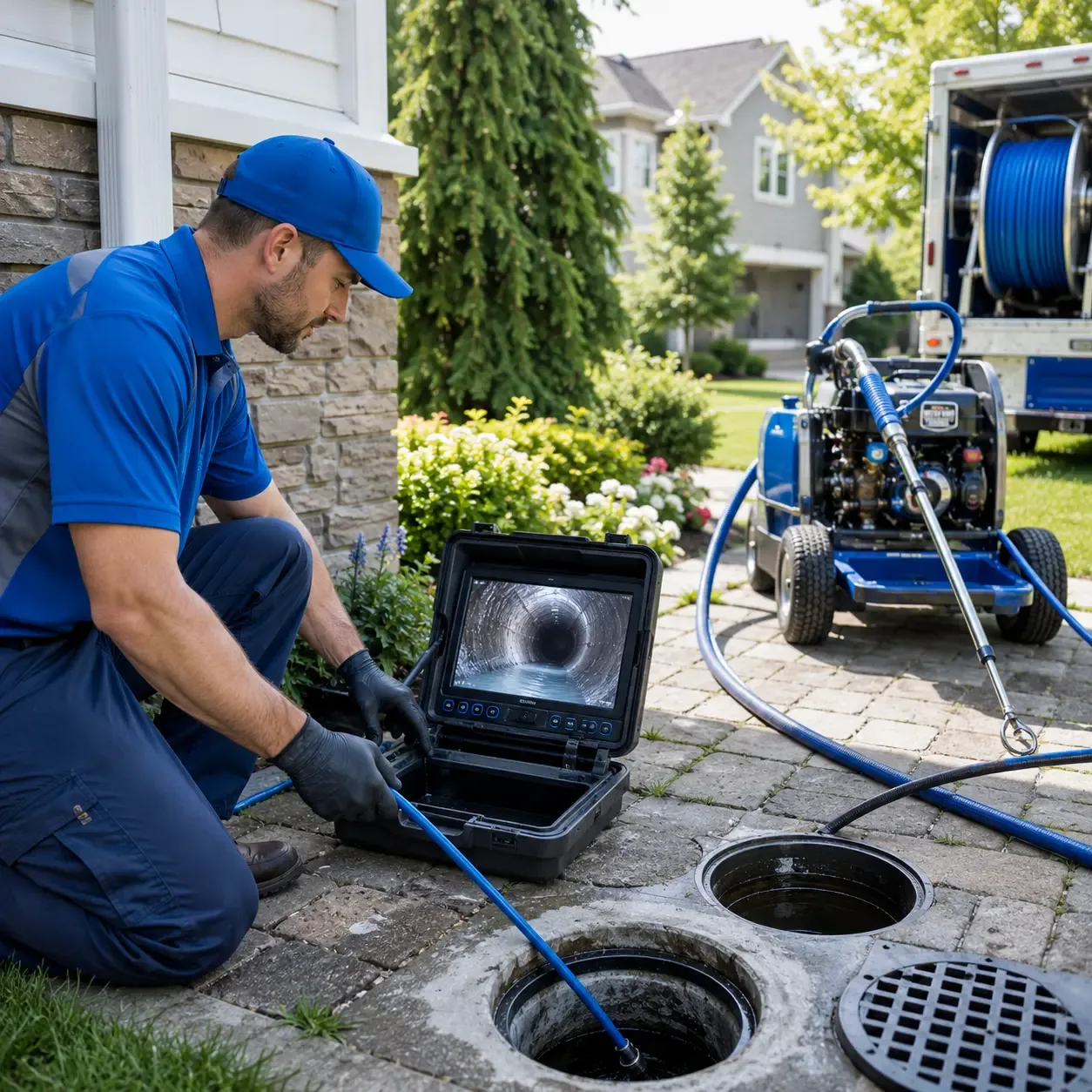 Outdoor drain cleaning professionals serving Gordon, TX